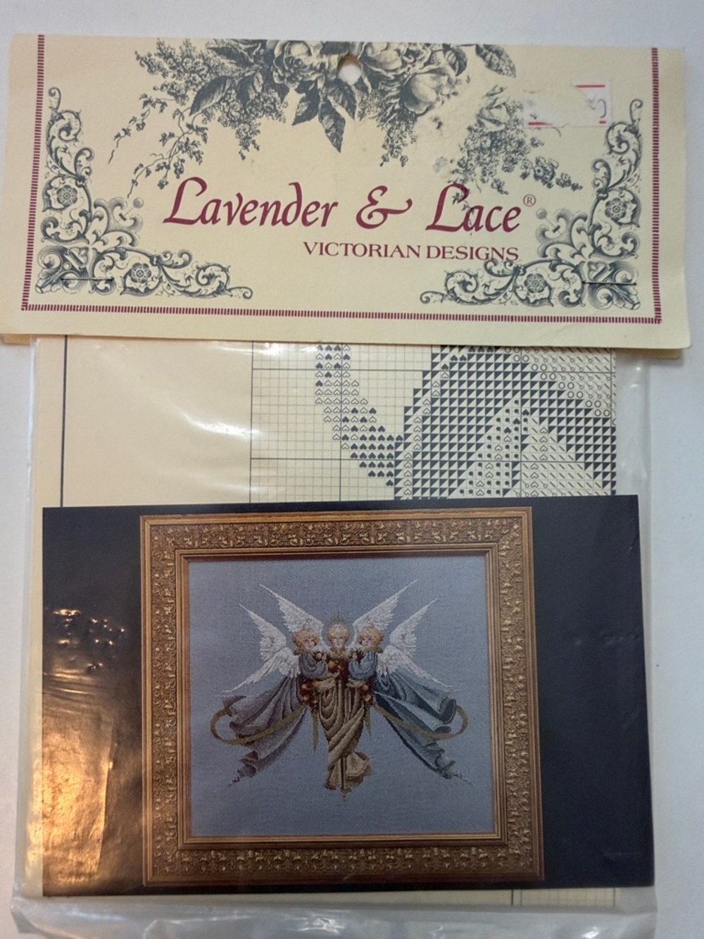 Lavender & Lace Victorian Designs Cross Stitch Angels Heavenly gifts